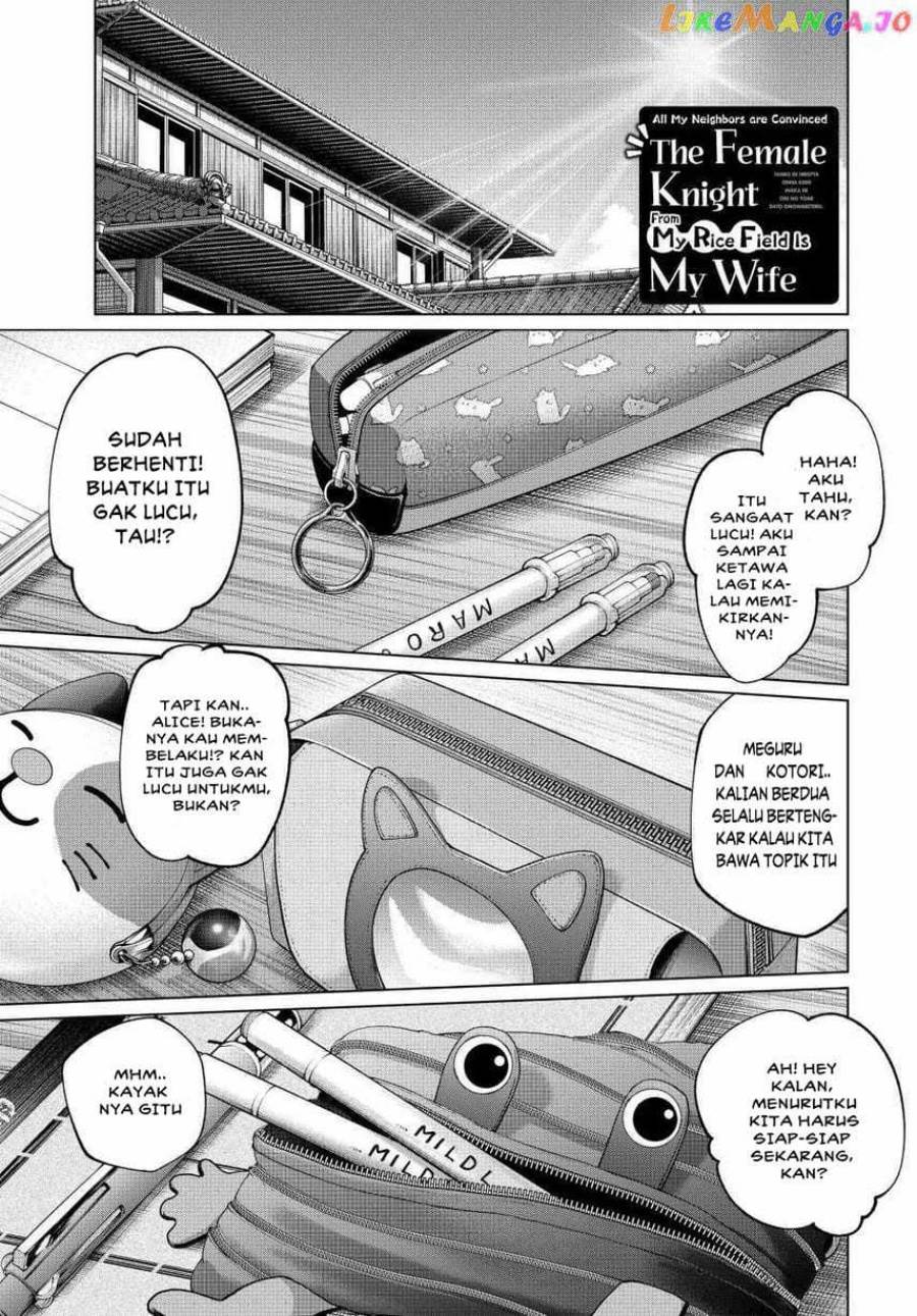 Tanbo de Hirotta Onna Kishi, Inaka de Ore no Yome da to Omowareteiru Chap 32 - Next Chap 33