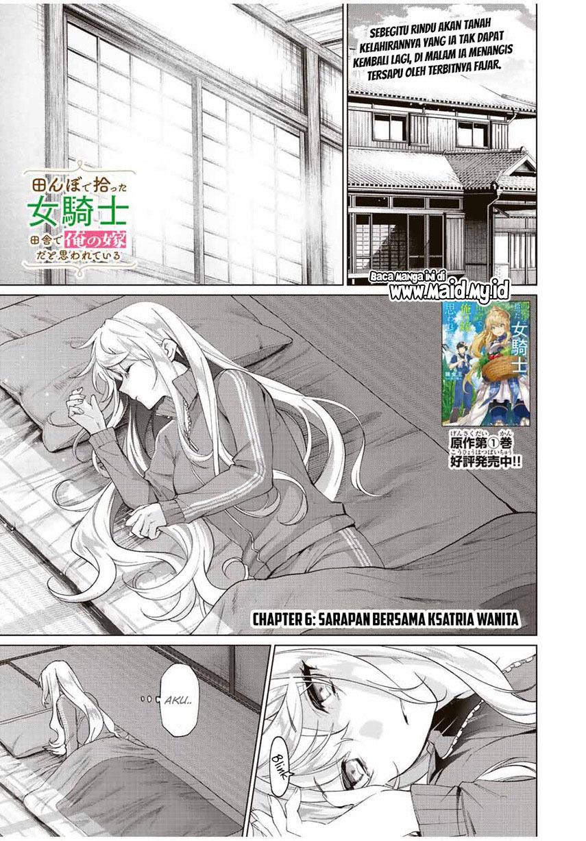 Tanbo de Hirotta Onna Kishi, Inaka de Ore no Yome da to Omowareteiru Chap 6 - Next Chap 7