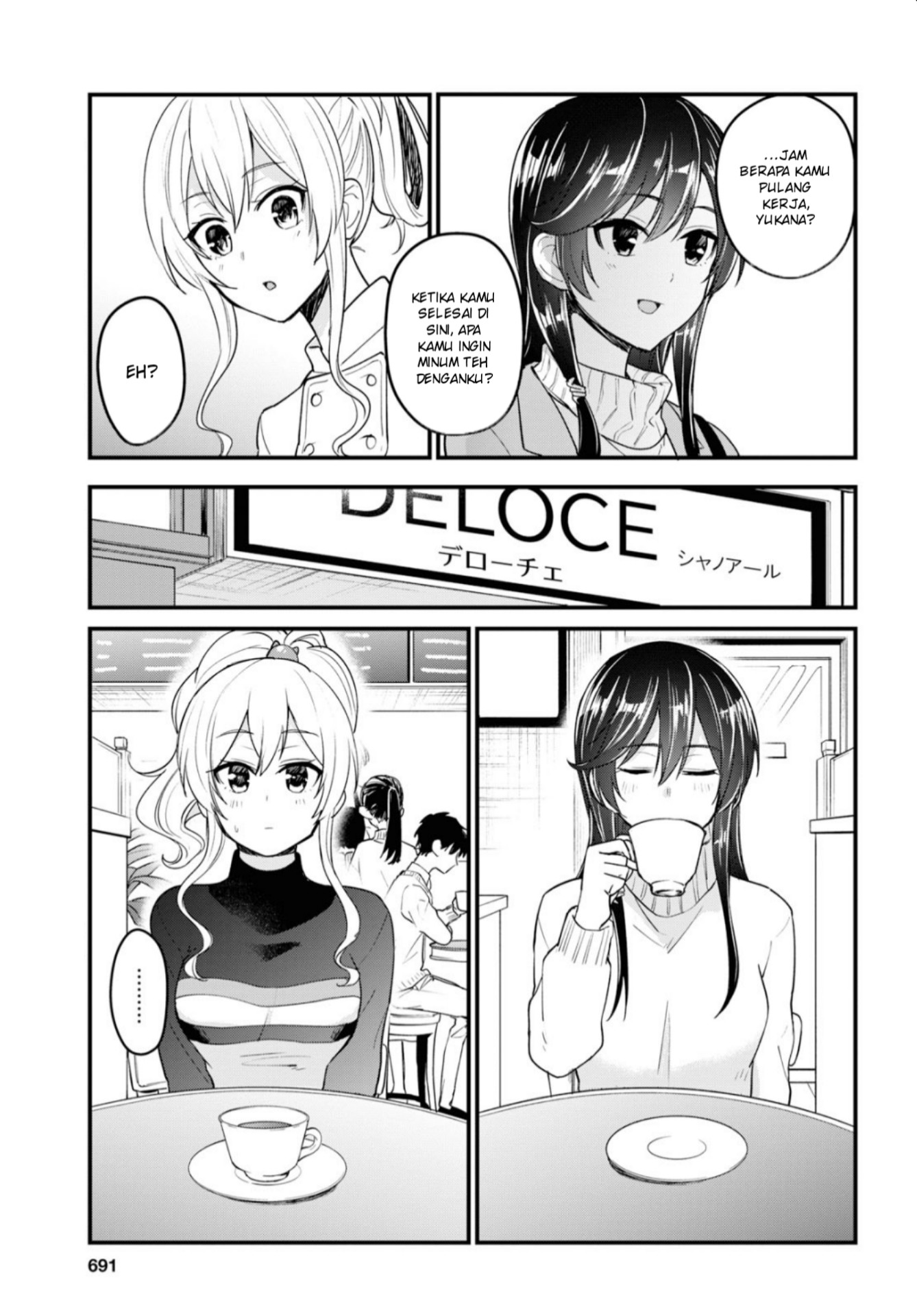 Hajimete no Gal Chap 93 - Next Chap 94