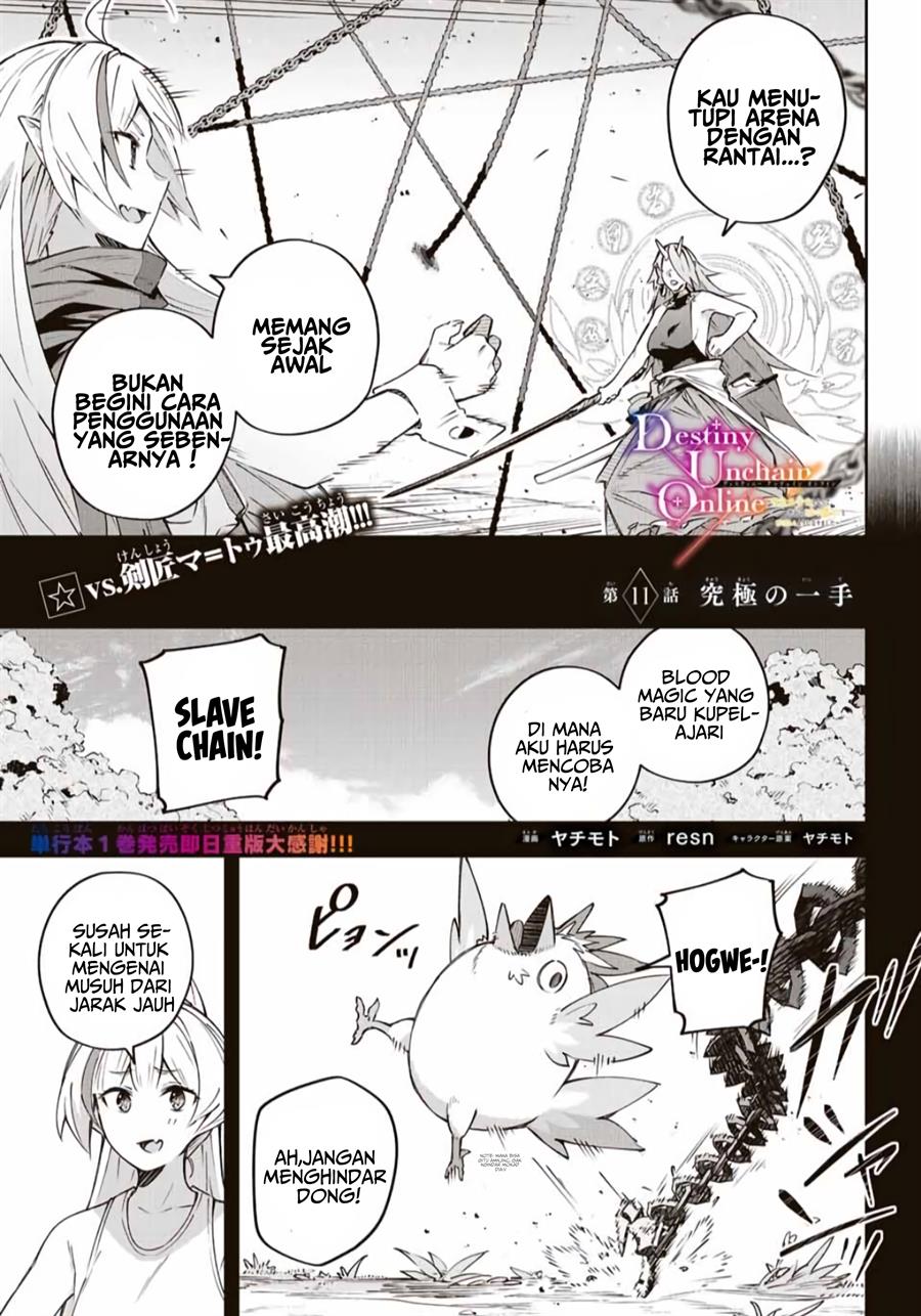Destiny Unchain Online Chap 11 - Next Chap 12