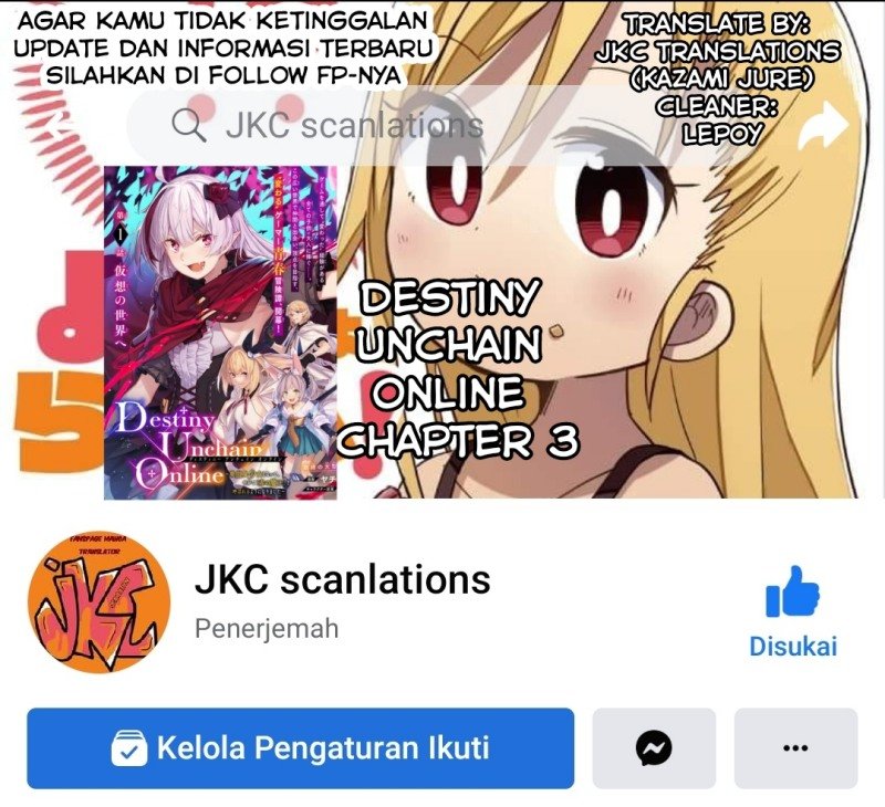 Destiny Unchain Online Chap 3 - Next Chap 4