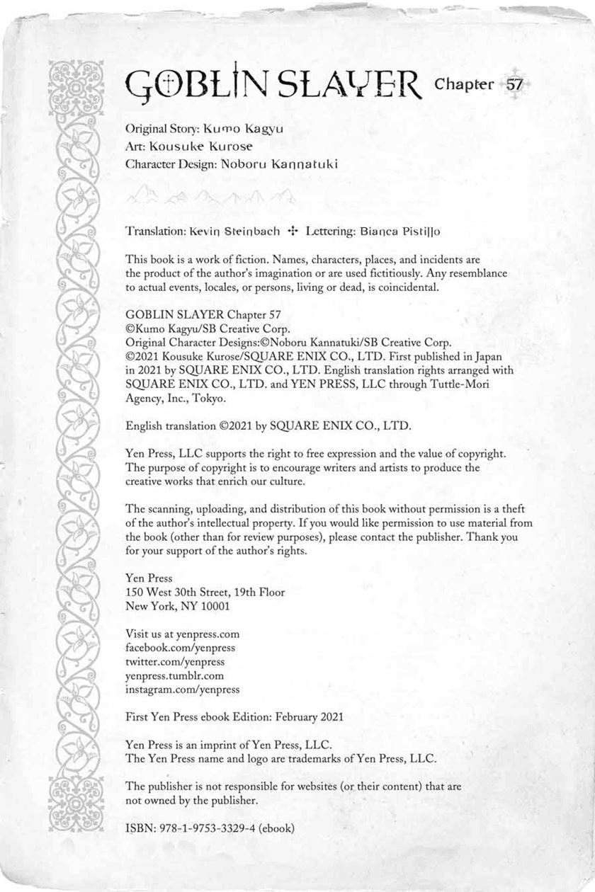 Goblin Slayer Chap 57 - Next Chap 58