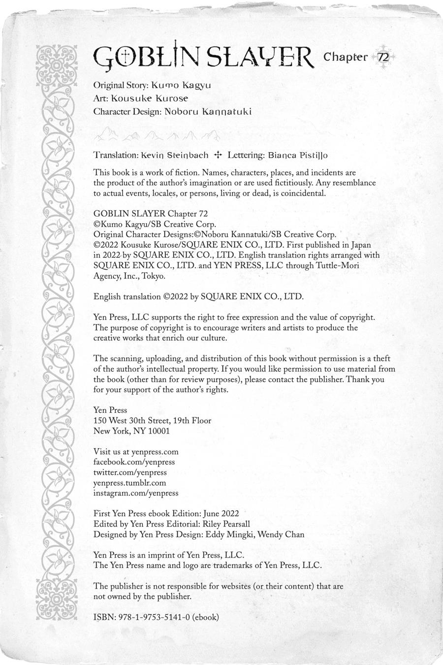 Goblin Slayer Chap 72 - Next Chap 73
