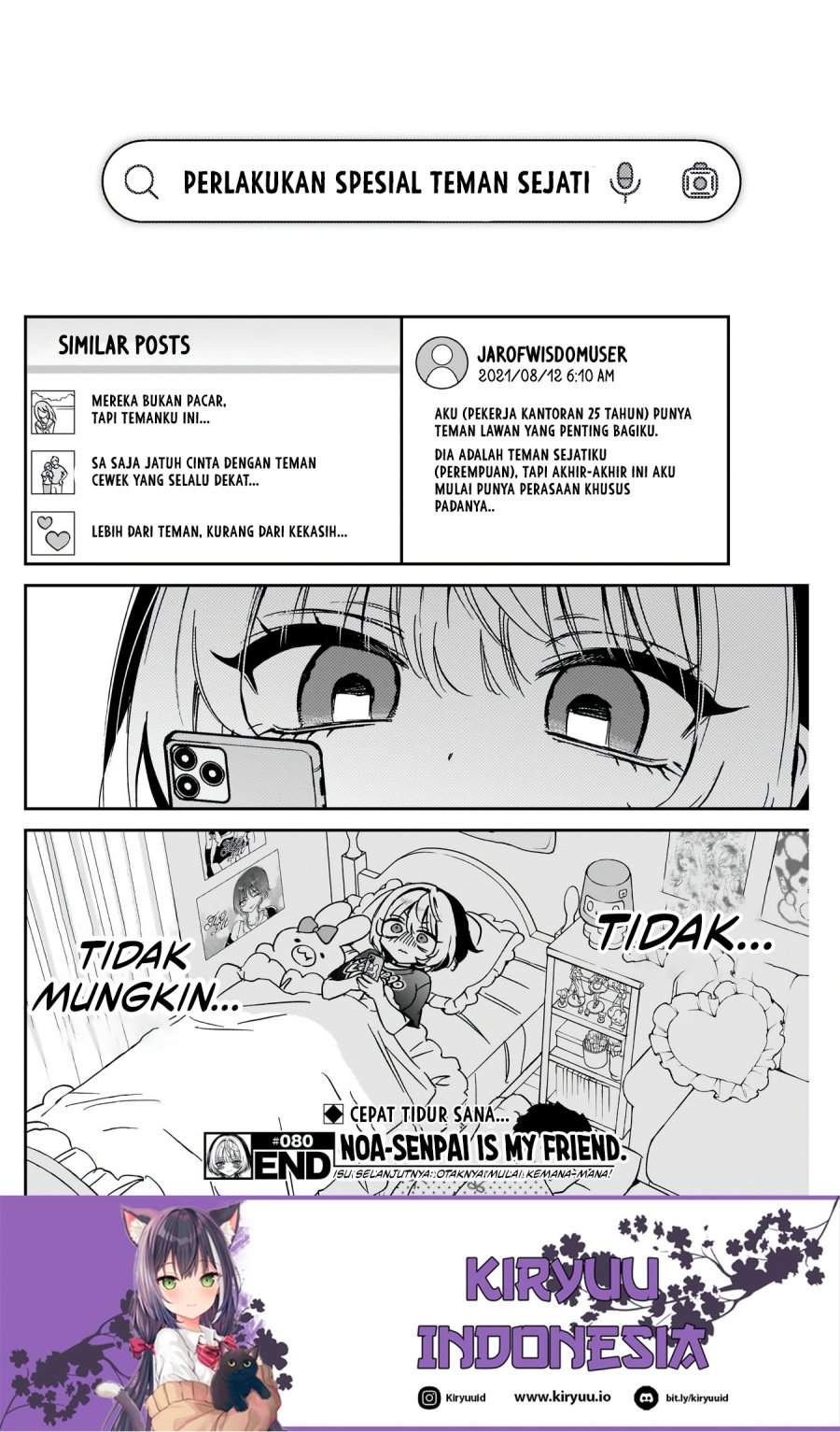 Noa-senpai wa Tomodachi. Chap 80 - Next Chap 81