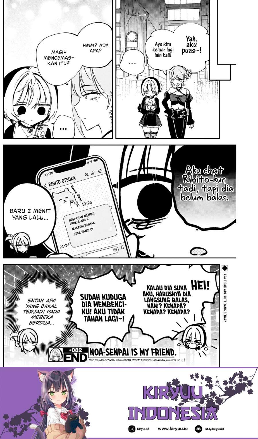 Noa-senpai wa Tomodachi. Chap 82 - Next Chap 83