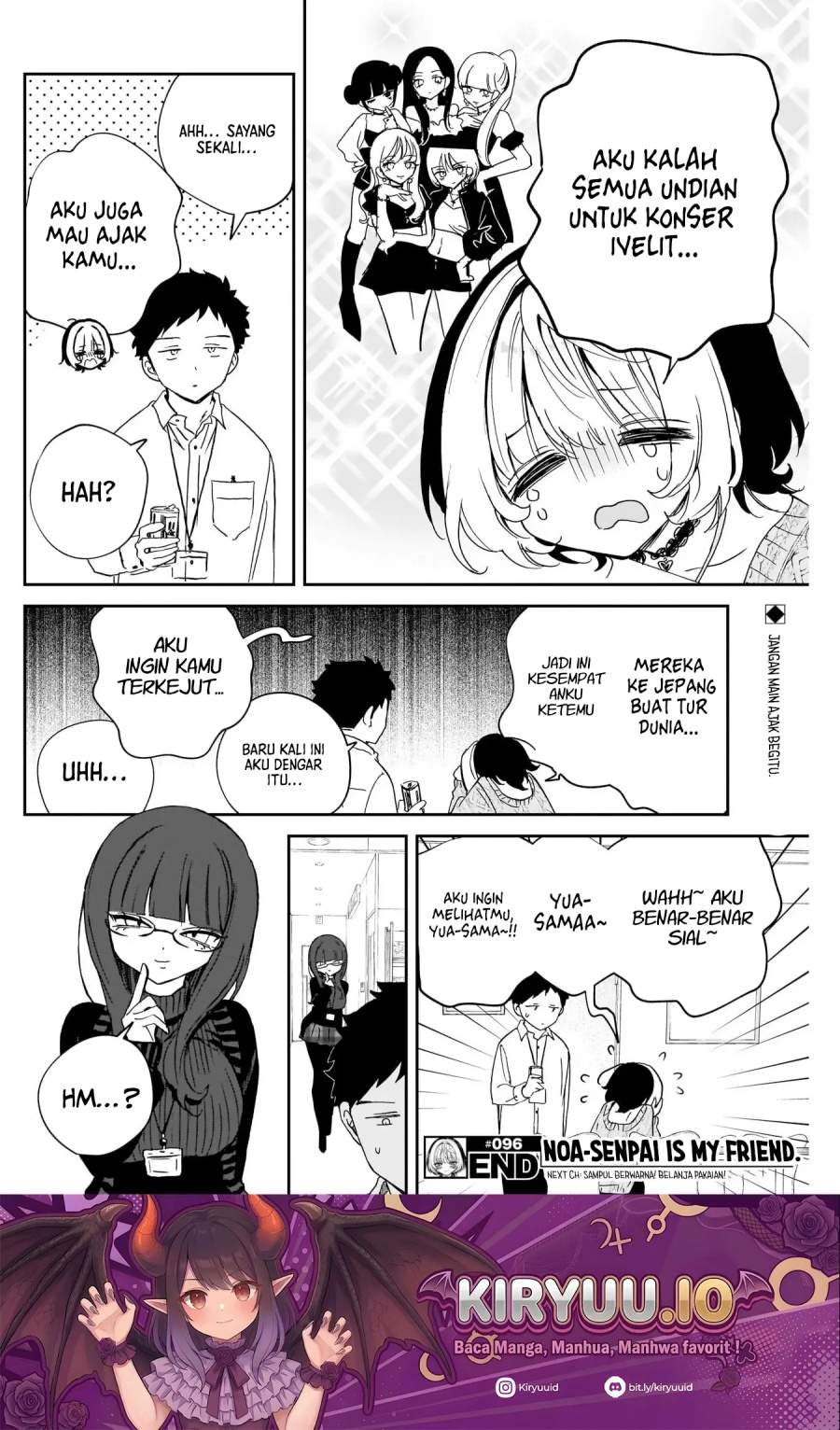 Noa-senpai wa Tomodachi. Chap 96 - Next Chap 97