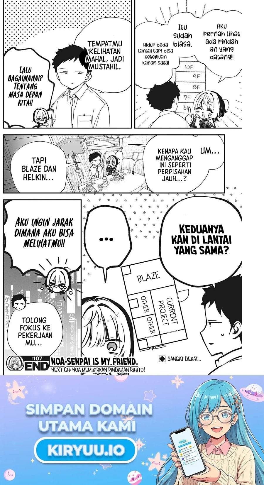 Noa-senpai wa Tomodachi. Chap 107 - Next Chap 108