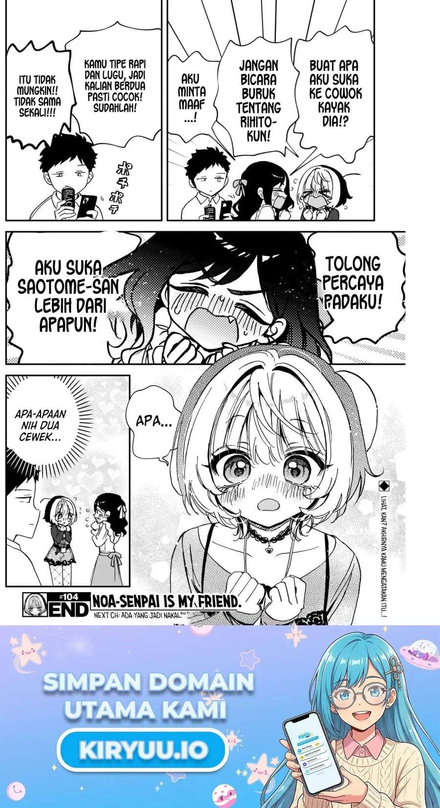 Noa-senpai wa Tomodachi. Chap 104 - Next Chap 105