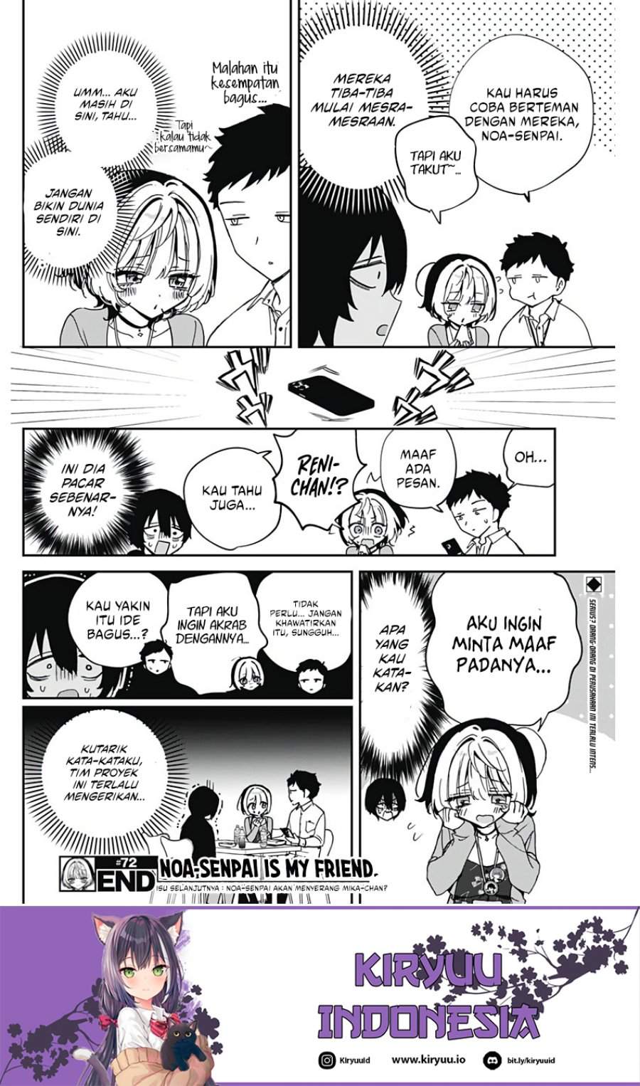 Noa-senpai wa Tomodachi. Chap 72 - Next Chap 73