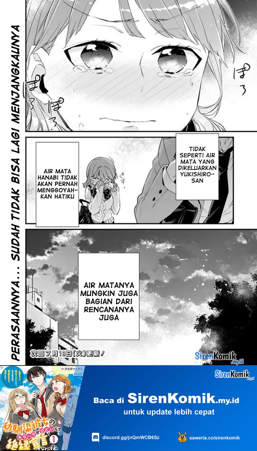 Osananajimi Kanojo no Morahara ga Hidoin de Zetsuen Sengen shite Yatta Chap 14 - Next Chap 15