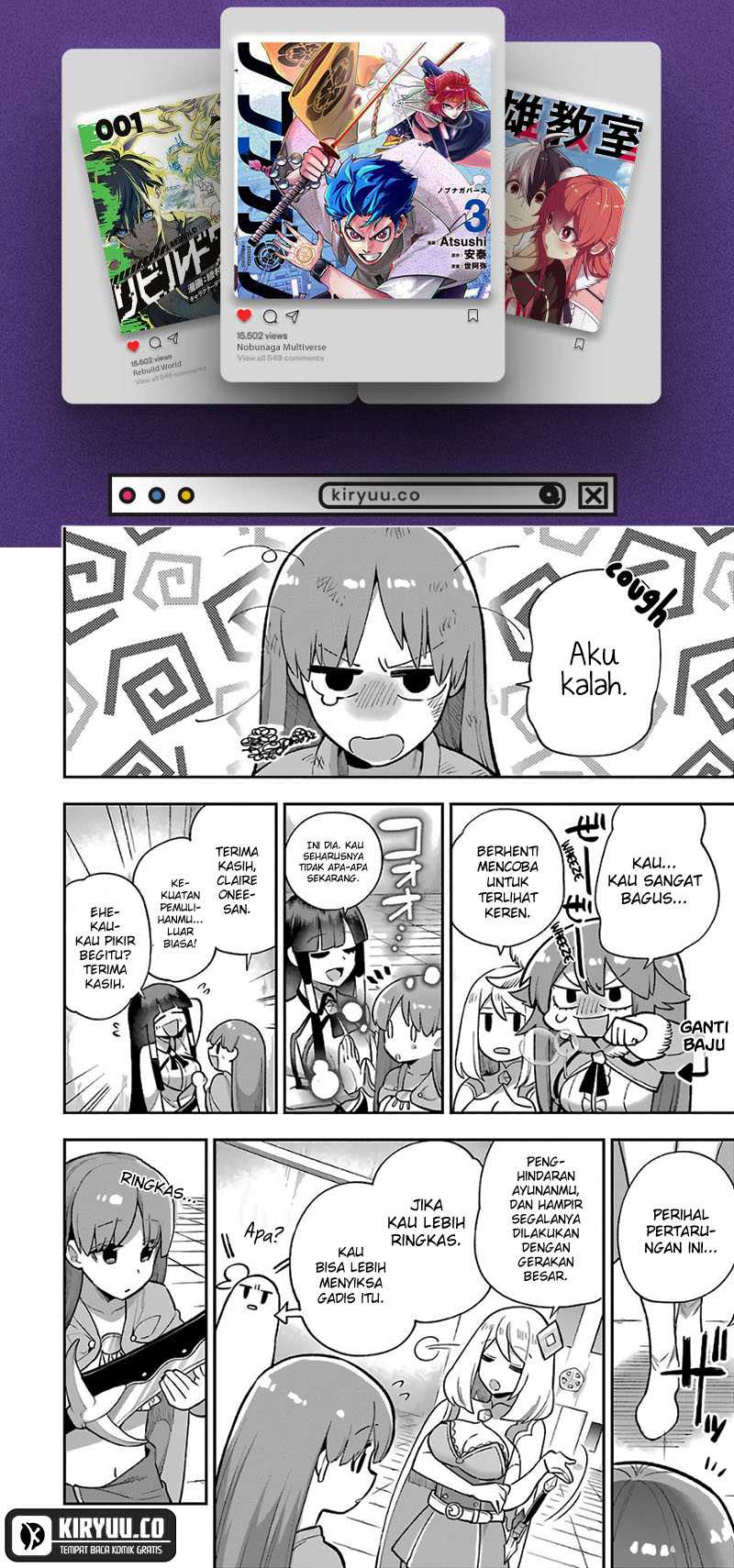 Eiyuu Kyoushitsu Chap 35.2 - Next Chap 36.2