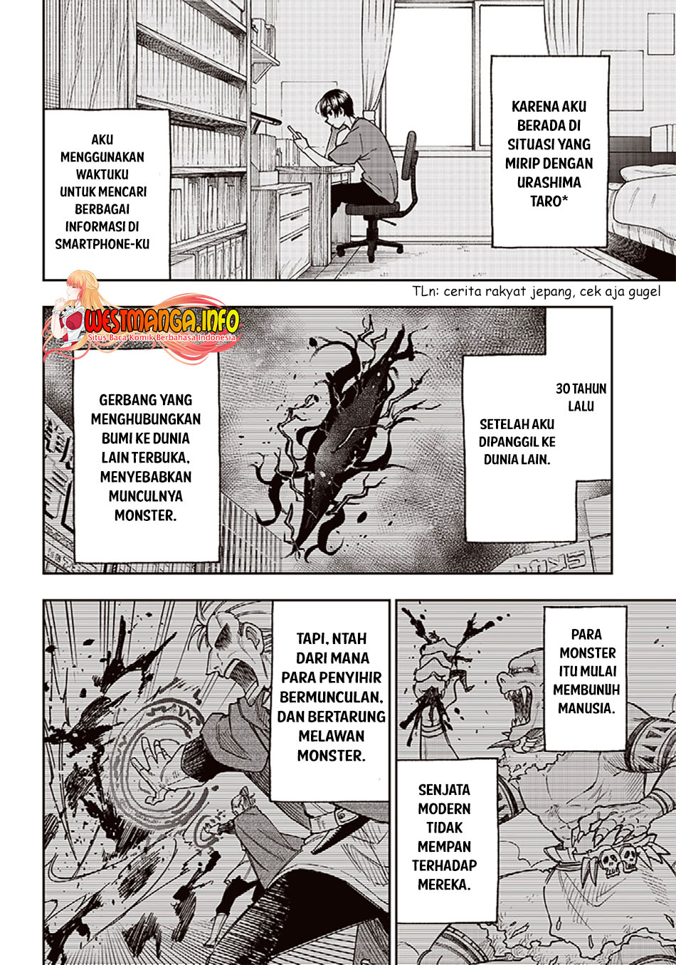 Kyuuseishu MESHIA ~Isekai wo sukutta moto yuusha ga mamono no afureru genjitsu sekai wo musou suru~ Chap 2 - Next Chap 3