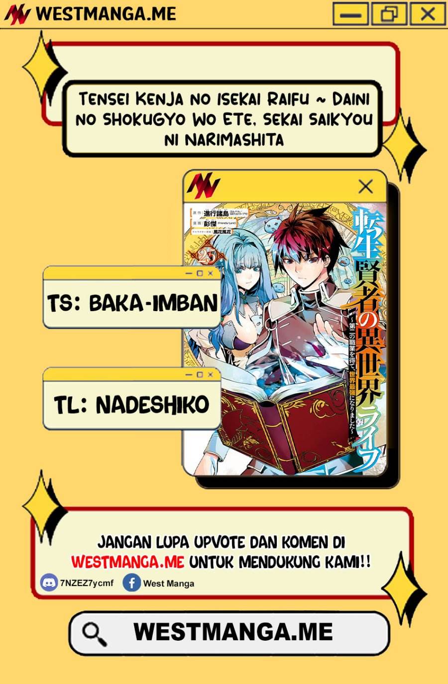 Tensei Kenja no Isekai Raifu ~Daini no Shokugyo wo Ete, Sekai Saikyou ni Narimashita~ Chap 84 - Next Chap 85