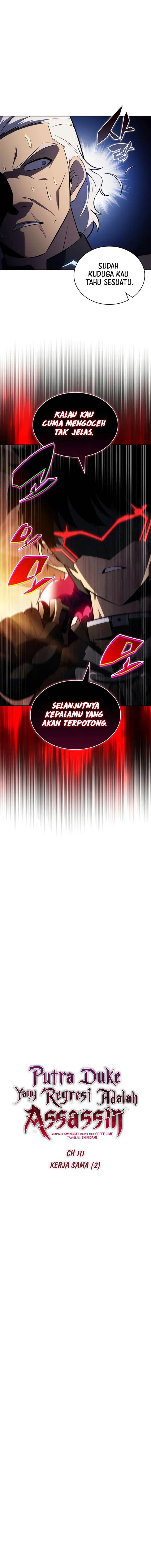 The Regressed Son of a Duke is an Assassin Chap 111 - Next Chap 112