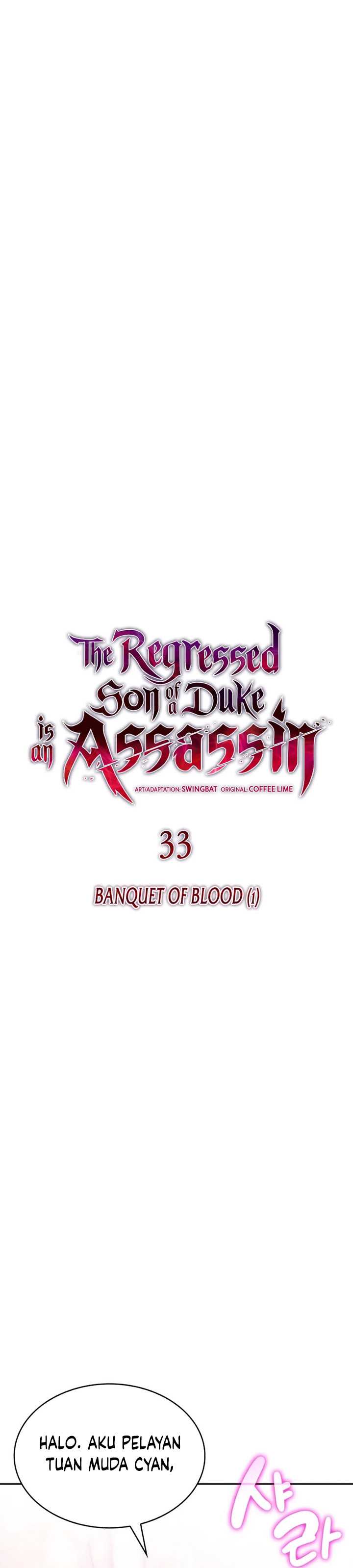 The Regressed Son of a Duke is an Assassin Chap 33 - Next Chap 34