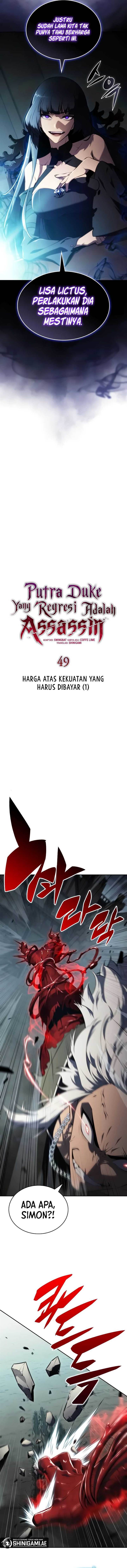 The Regressed Son of a Duke is an Assassin Chap 49 - Next Chap 50