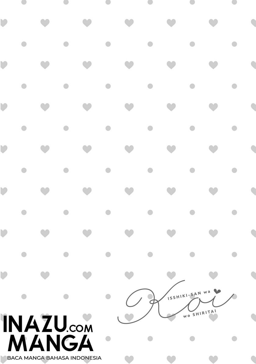 Isshiki-san wa Koi wo shiritai. Chap 1 - Next Chap 2