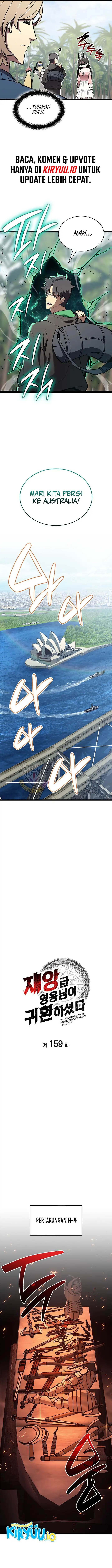A Disaster-Class Hero Has Returned Chap 159 - Next Chap 160