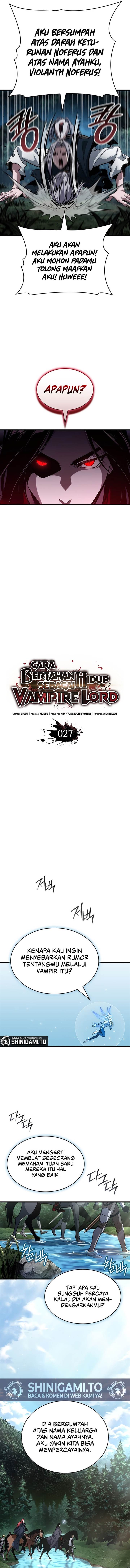 How to Live as the Vampire Lord (Crimson Reset) Chap 27 - Next Chap 28