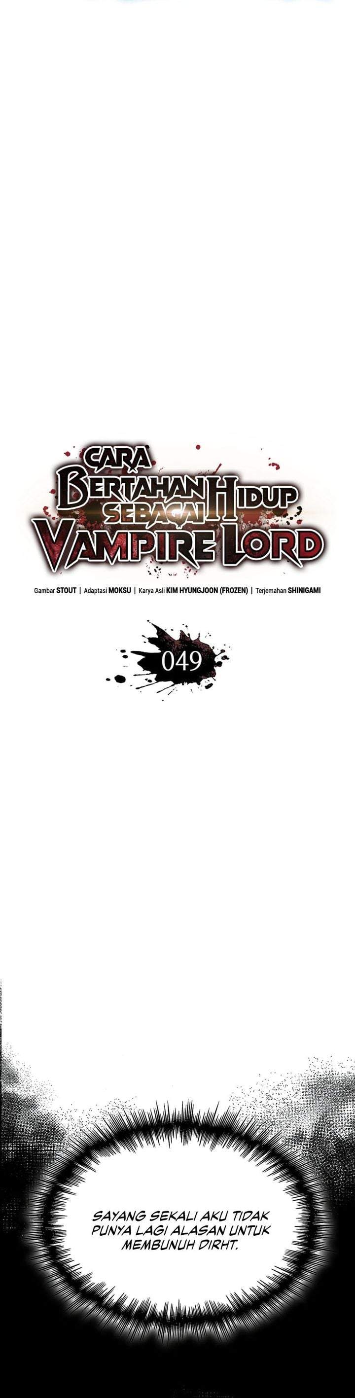 How to Live as the Vampire Lord (Crimson Reset) Chap 49 - Next Chap 50