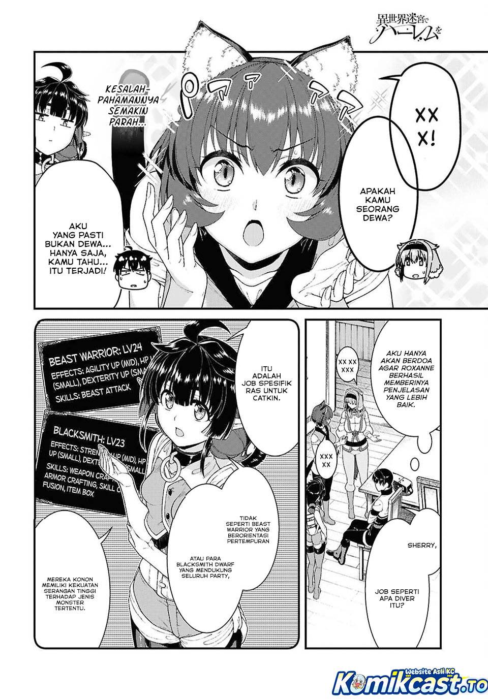 Isekai Meikyuu de Harem o Chap 104 - Next Chap 105