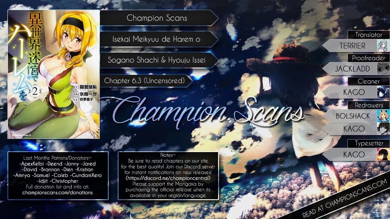 Isekai Meikyuu de Harem o Chap 12 - Next Chap 13