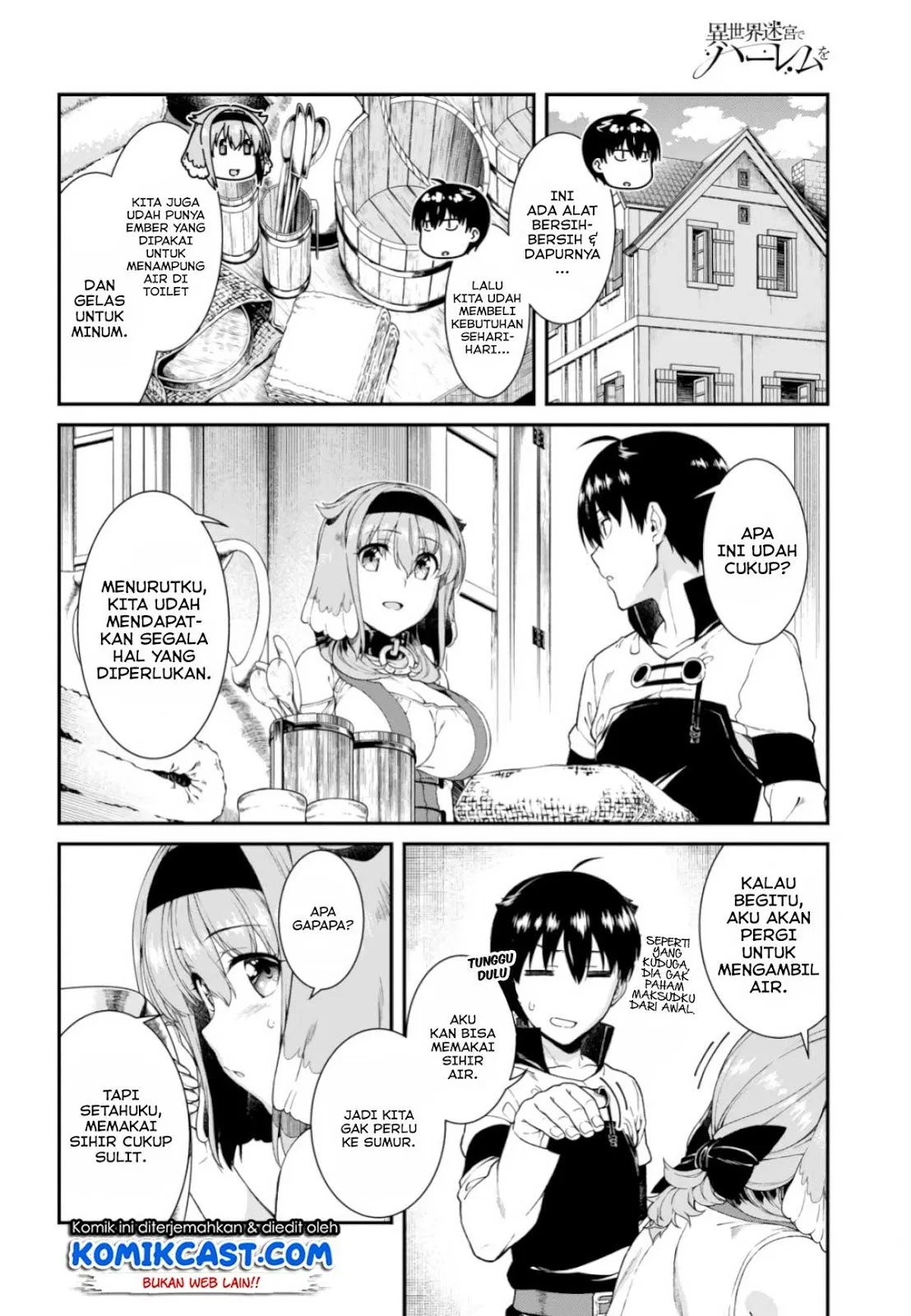 Isekai Meikyuu de Harem o Chap 26 - Next Chap 27