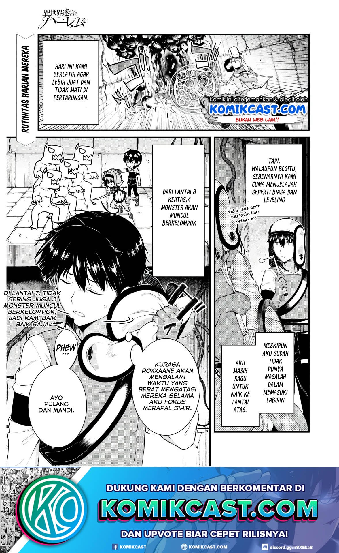 Isekai Meikyuu de Harem o Chap 36 - Next Chap 37