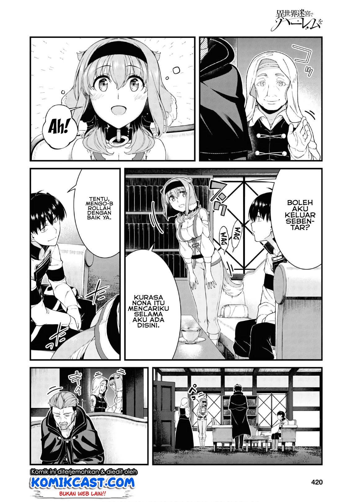 Isekai Meikyuu de Harem o Chap 38 - Next Chap 39