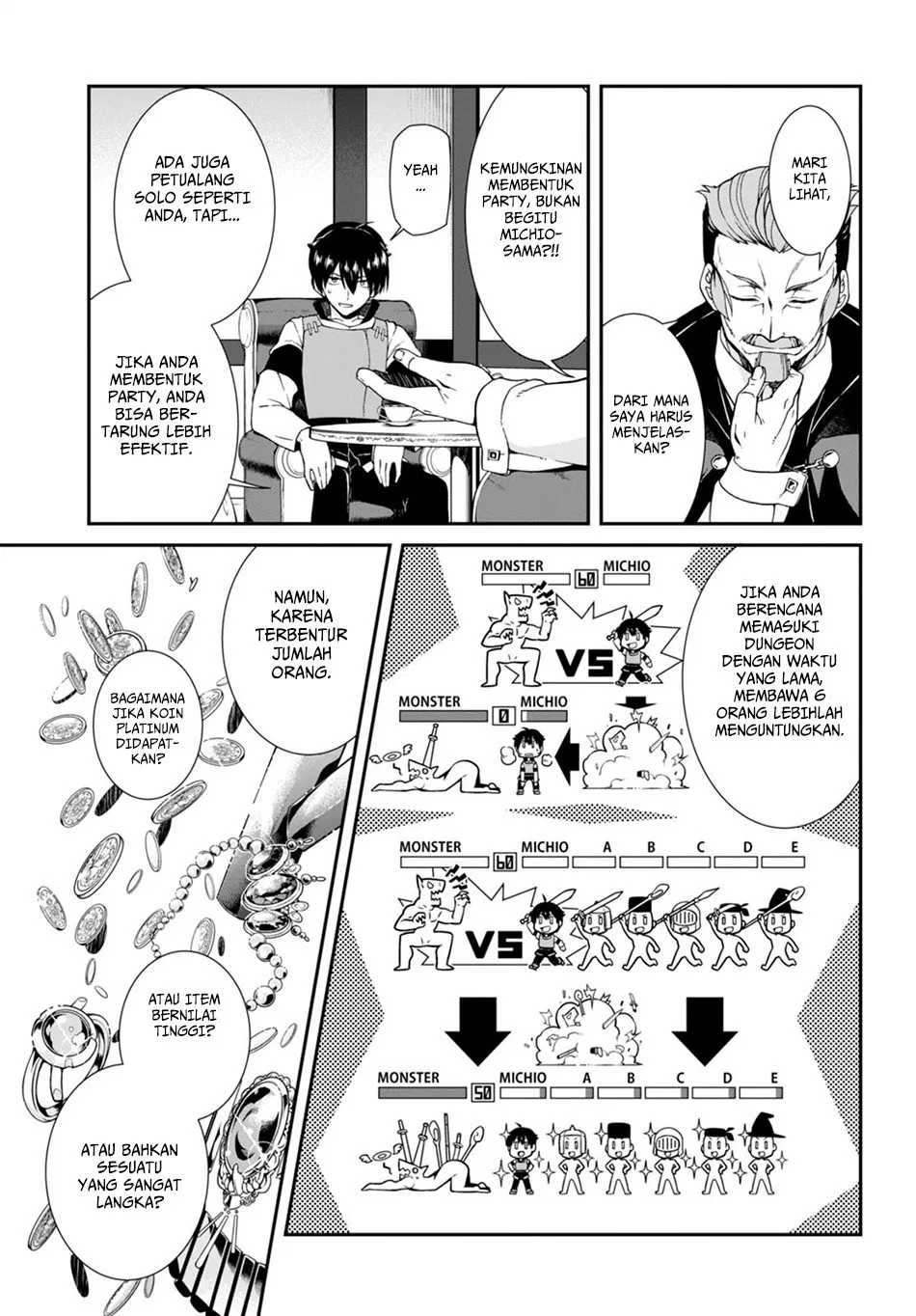 Isekai Meikyuu de Harem o Chap 4 - Next Chap 5