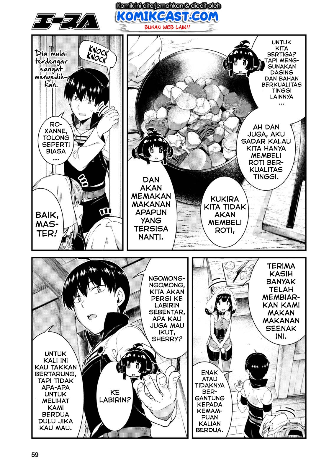 Isekai Meikyuu de Harem o Chap 40 - Next Chap 41