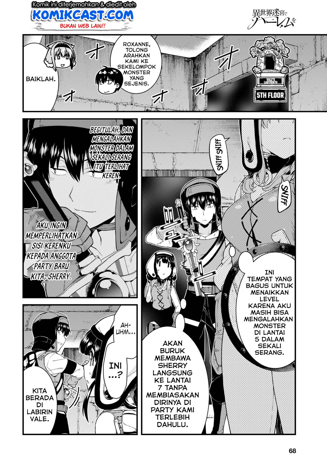 Isekai Meikyuu de Harem o Chap 40 - Next Chap 41
