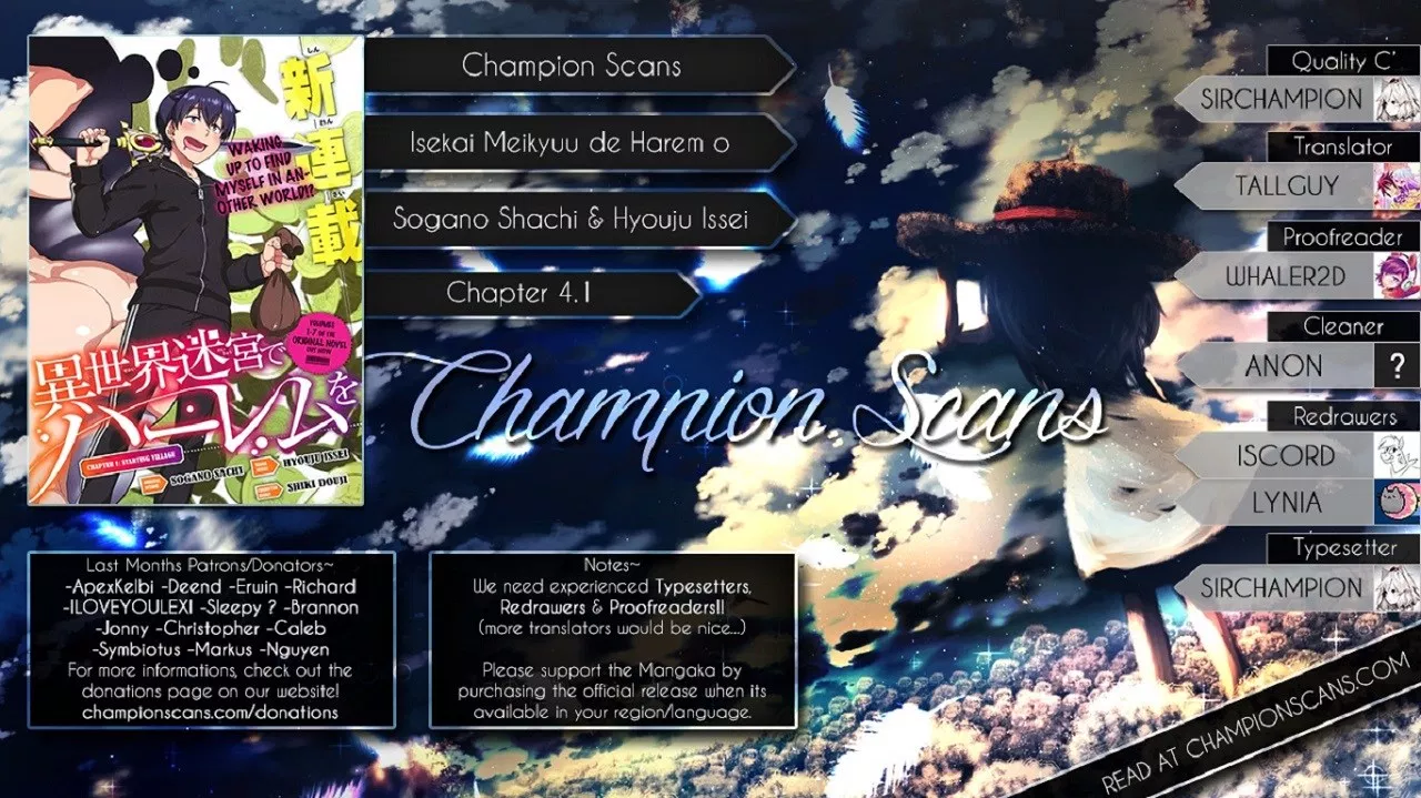 Isekai Meikyuu de Harem o Chap 5 - Next Chap 6