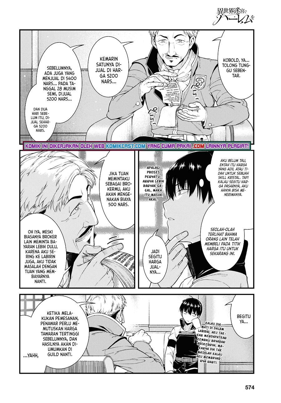 Isekai Meikyuu de Harem o Chap 52 - Next Chap 53