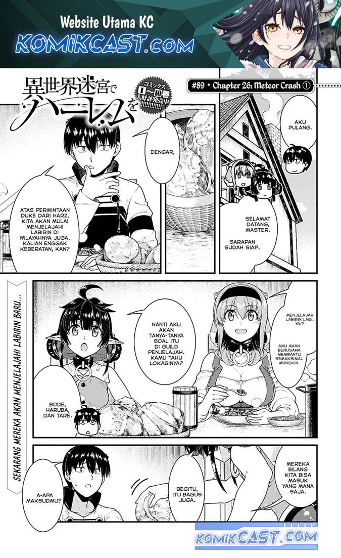Isekai Meikyuu de Harem o Chap 89 - Next Chap 90