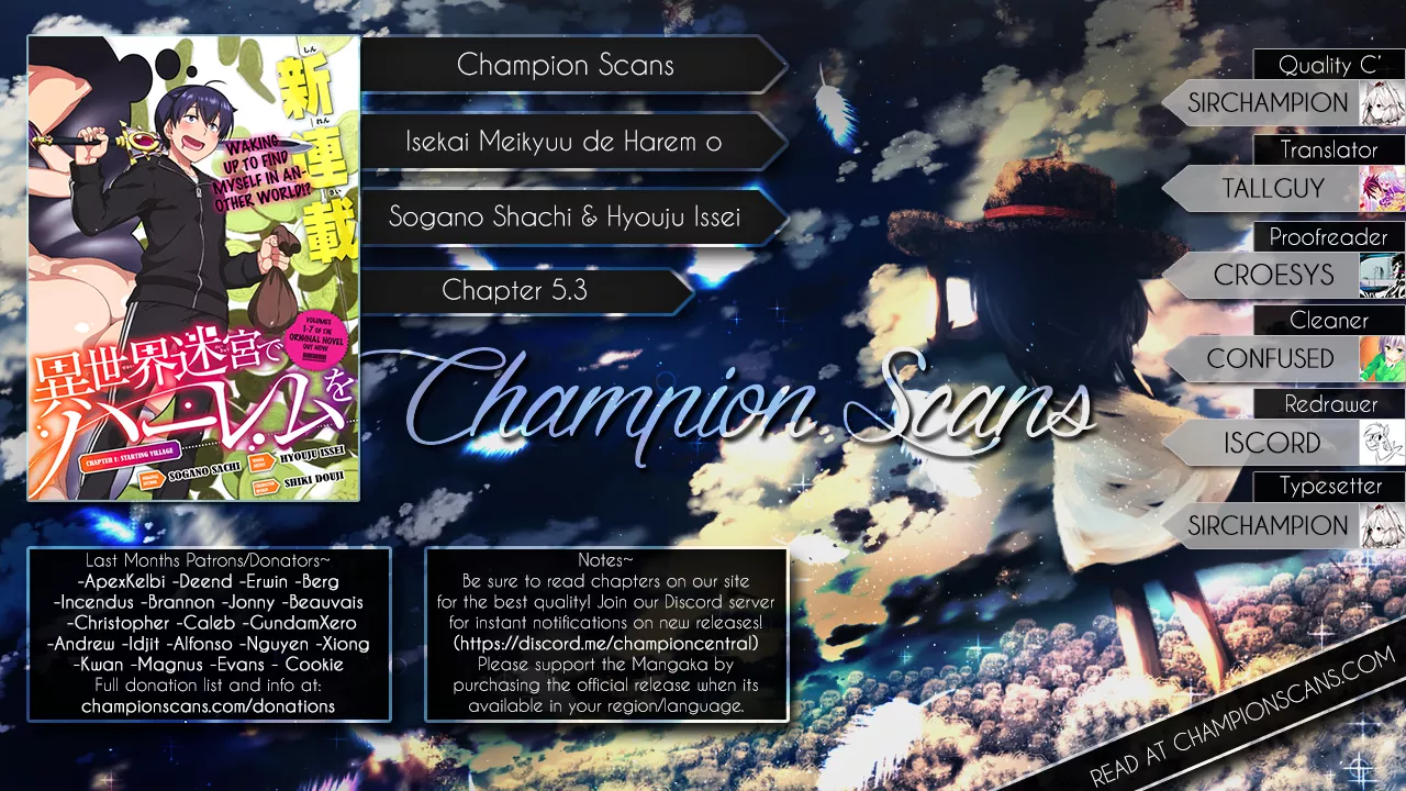 Isekai Meikyuu de Harem o Chap 9 - Next Chap 10