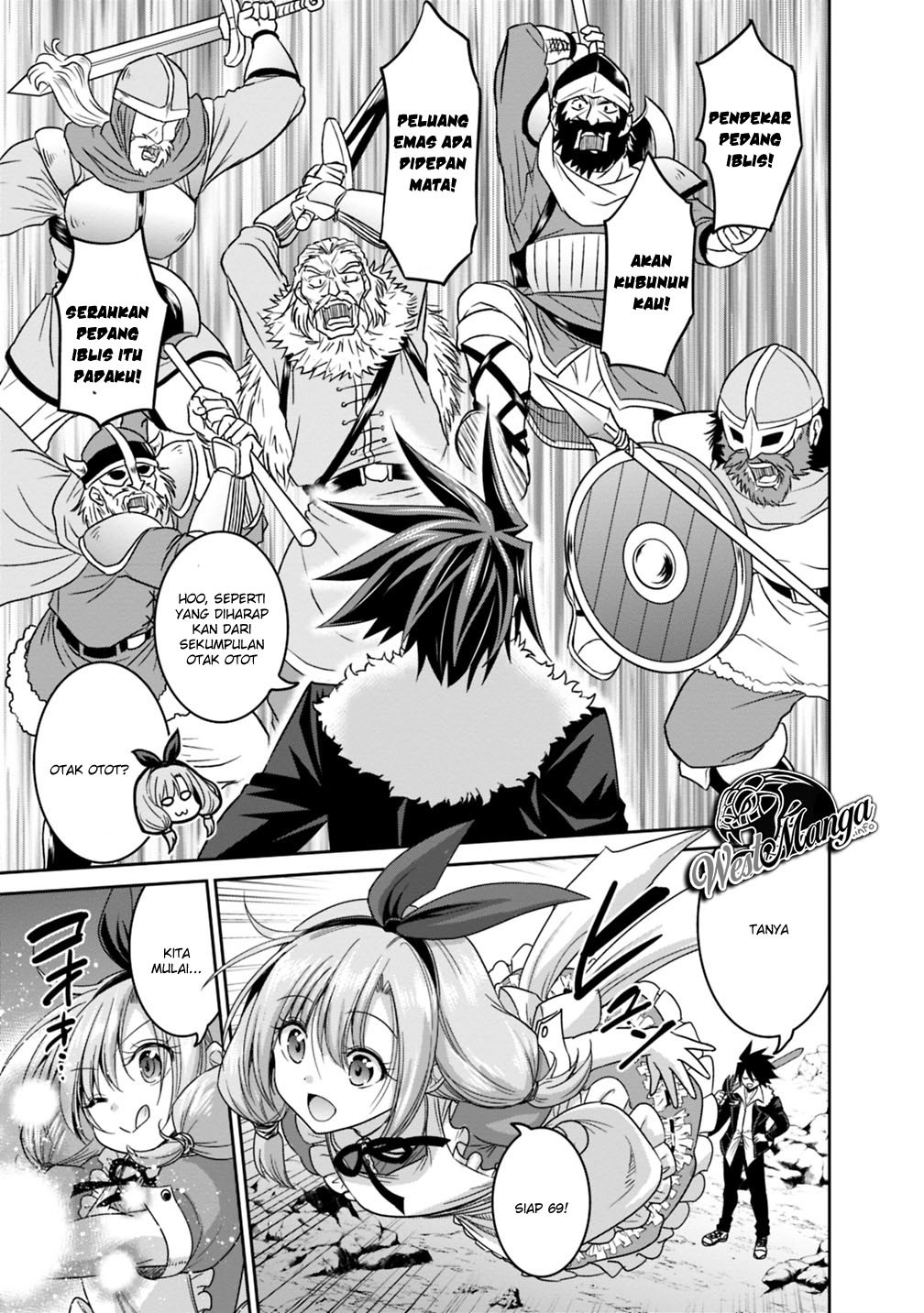 Kujibiki Tokushou Musou Harem-ken Chap 14.1 - Next Chap 15.1