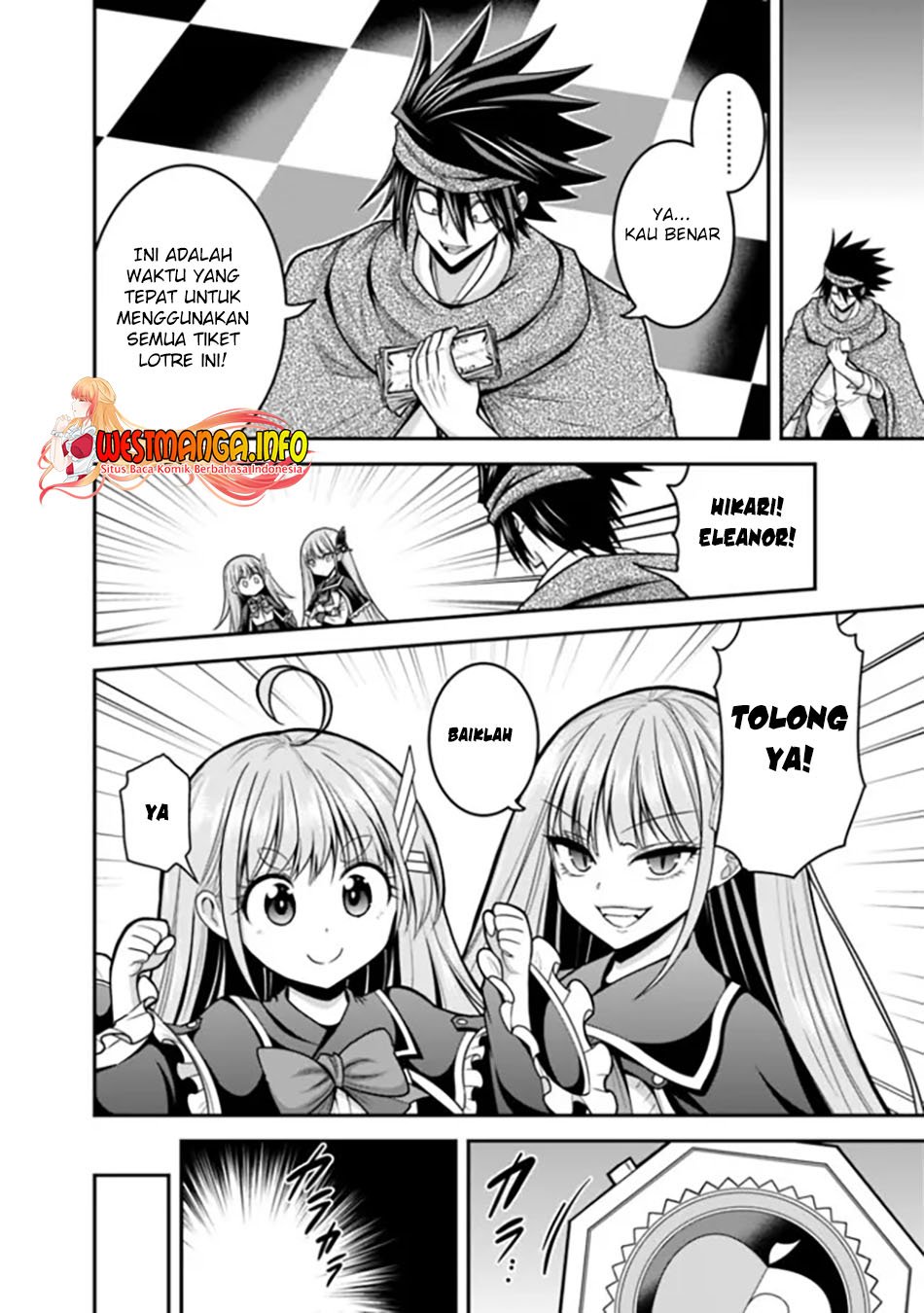 Kujibiki Tokushou Musou Harem-ken Chap 35.1 - Next Chap 36.1