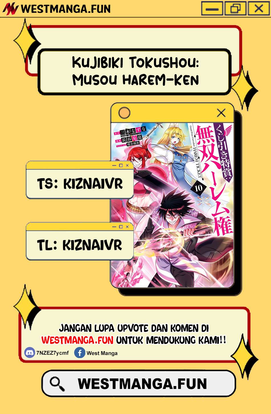Kujibiki Tokushou Musou Harem-ken Chap 45 - Next Chap 46