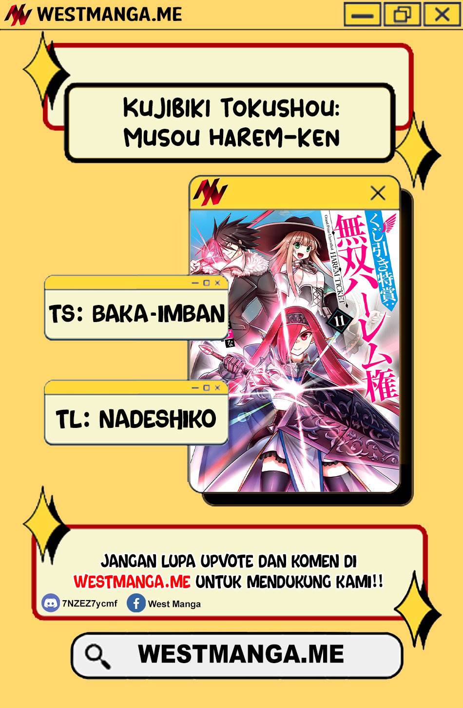 Kujibiki Tokushou Musou Harem-ken Chap 54 - Next Chap 55