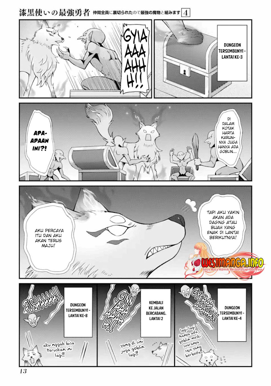 Shikkoku Tsukai no Saikyo Yusha Nakama Zen’in ni Uragira Retanode Saikyo no Mamono Chap 14 - Next Chap 15