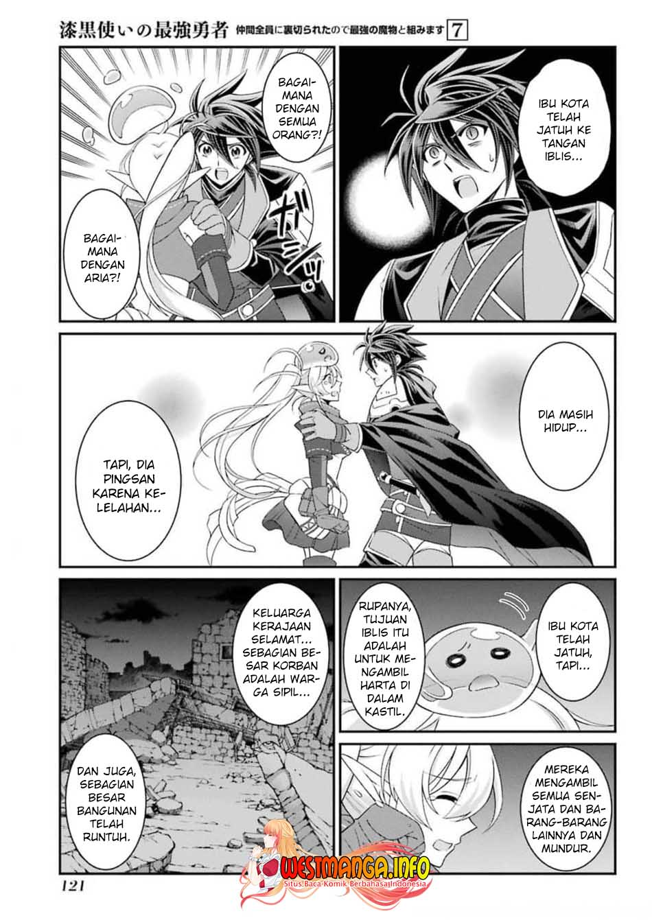 Shikkoku Tsukai no Saikyo Yusha Nakama Zen’in ni Uragira Retanode Saikyo no Mamono Chap 35 - Next Chap 36
