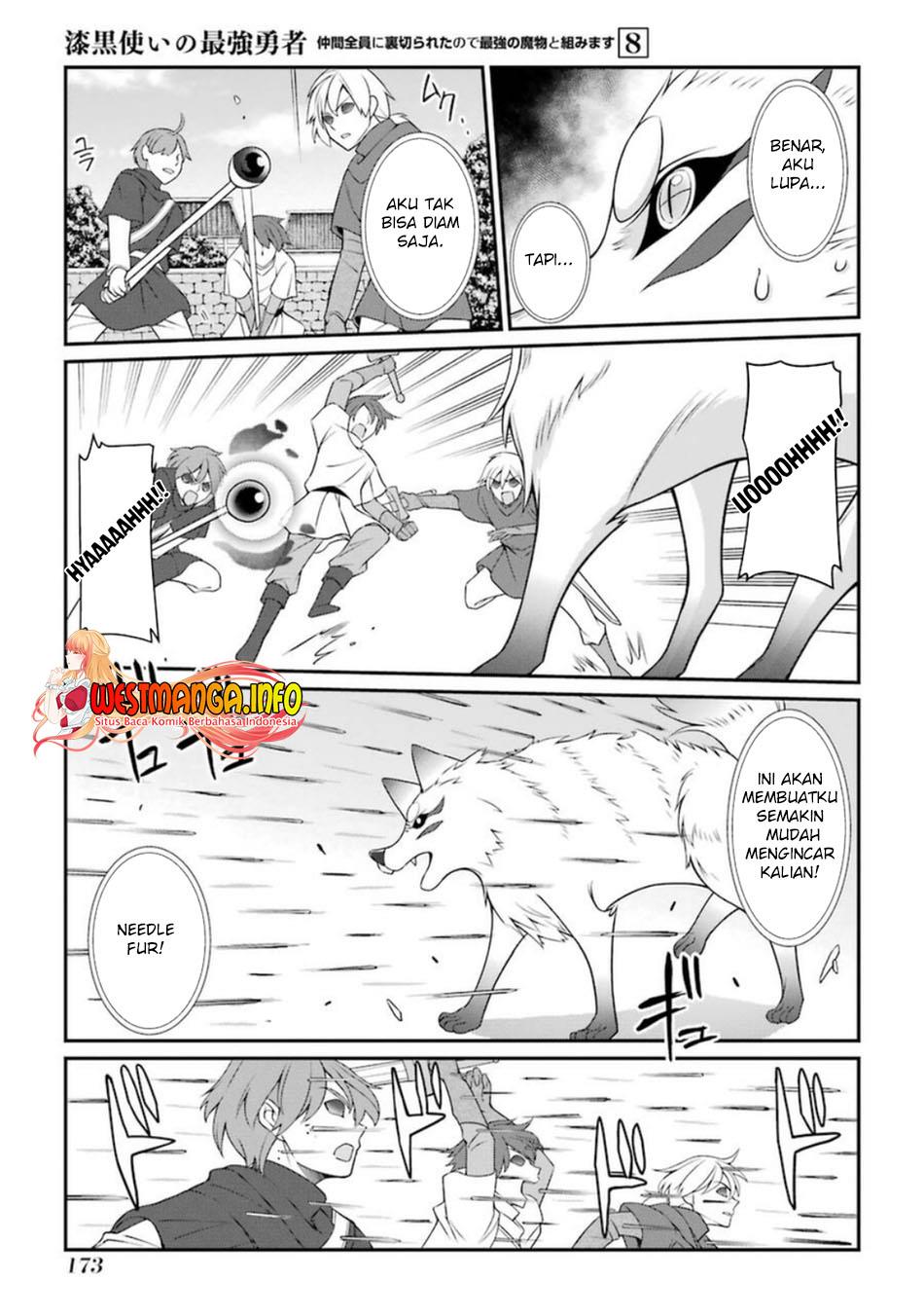 Shikkoku Tsukai no Saikyo Yusha Nakama Zen’in ni Uragira Retanode Saikyo no Mamono Chap 43 - Next Chap 44