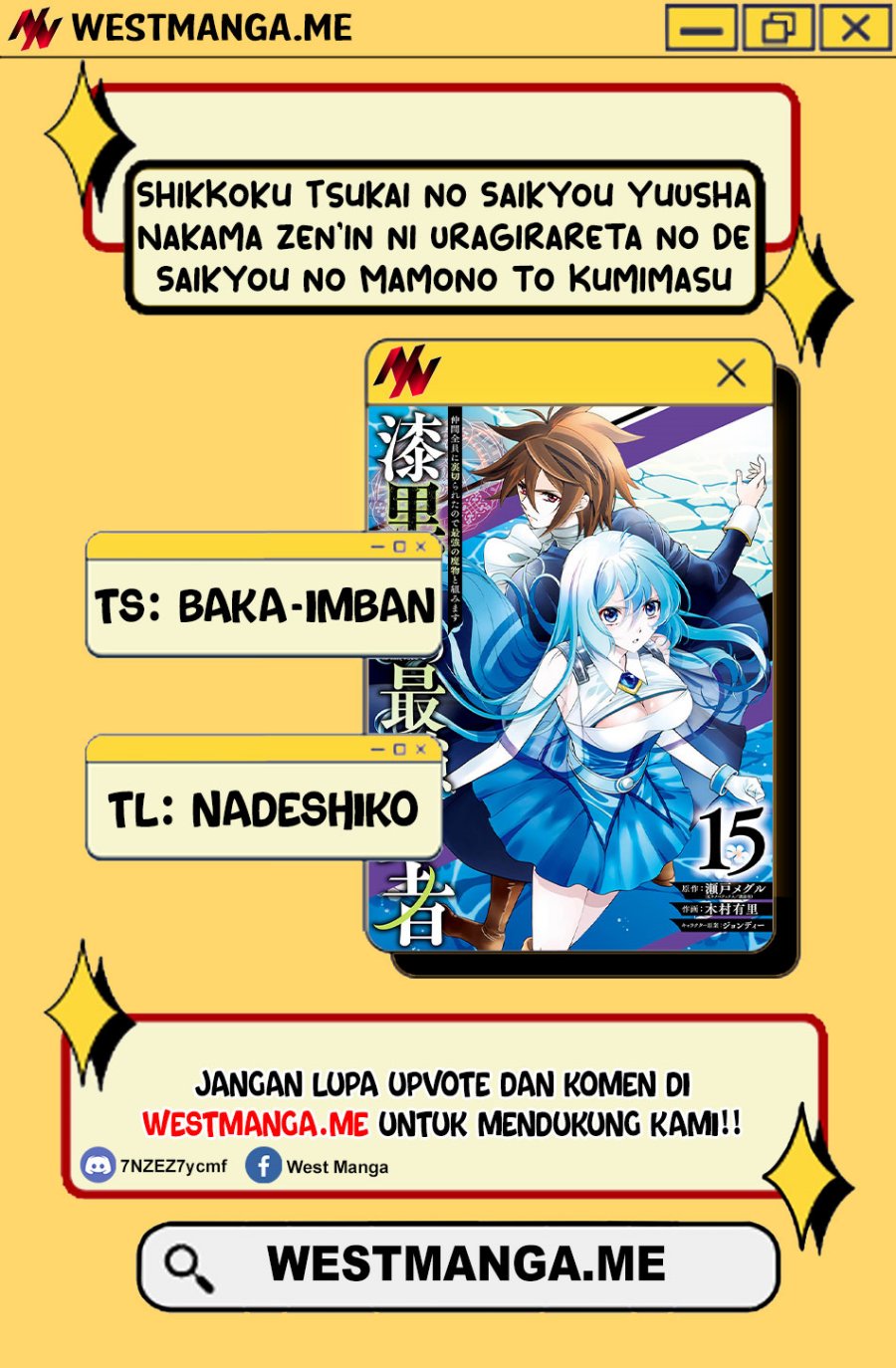 Shikkoku Tsukai no Saikyo Yusha Nakama Zen’in ni Uragira Retanode Saikyo no Mamono Chap 93 - Next Chap 94