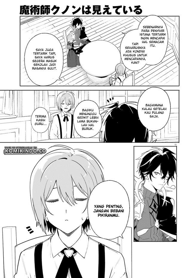 Majutsushi Kunon wa Miete Iru Chap 13.2 - Next Chap 14.2