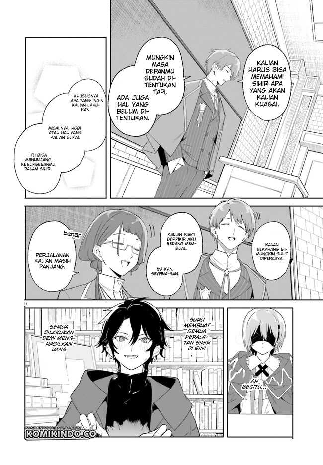 Majutsushi Kunon wa Miete Iru Chap 18.2 - Next Chap 19.2