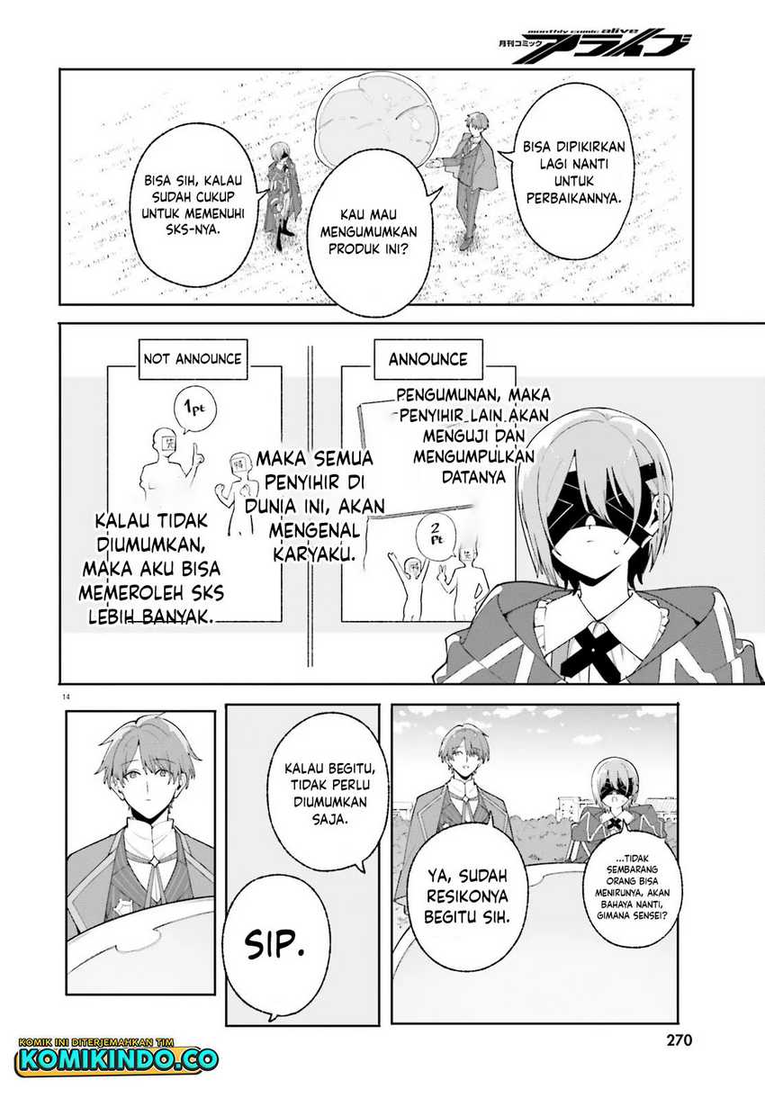 Majutsushi Kunon wa Miete Iru Chap 27.2 - Next Chap 28.2