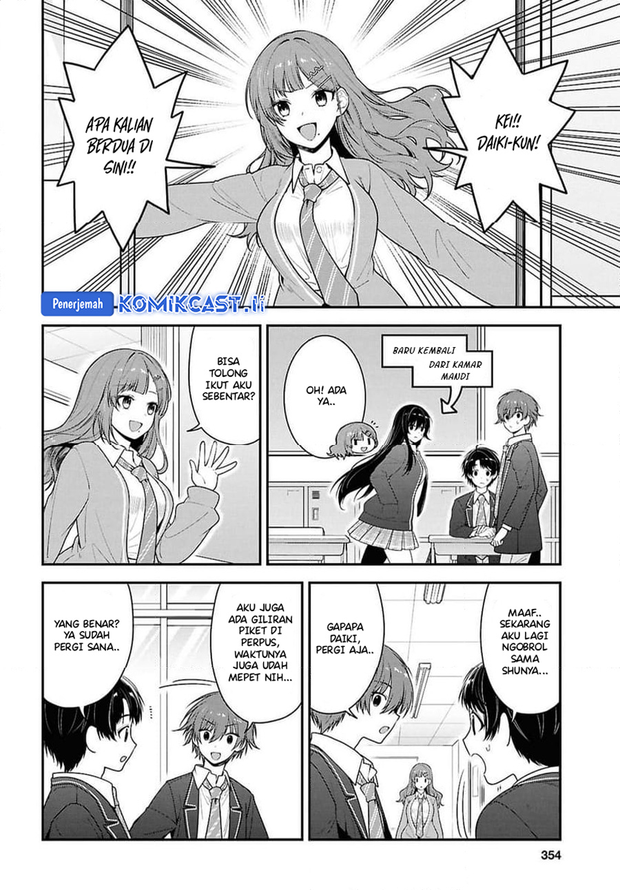 Tonari no Seki no Yankee Shimizu-san ga Kami o Kuroku Sometekita Chap 10 - Next Chap 11