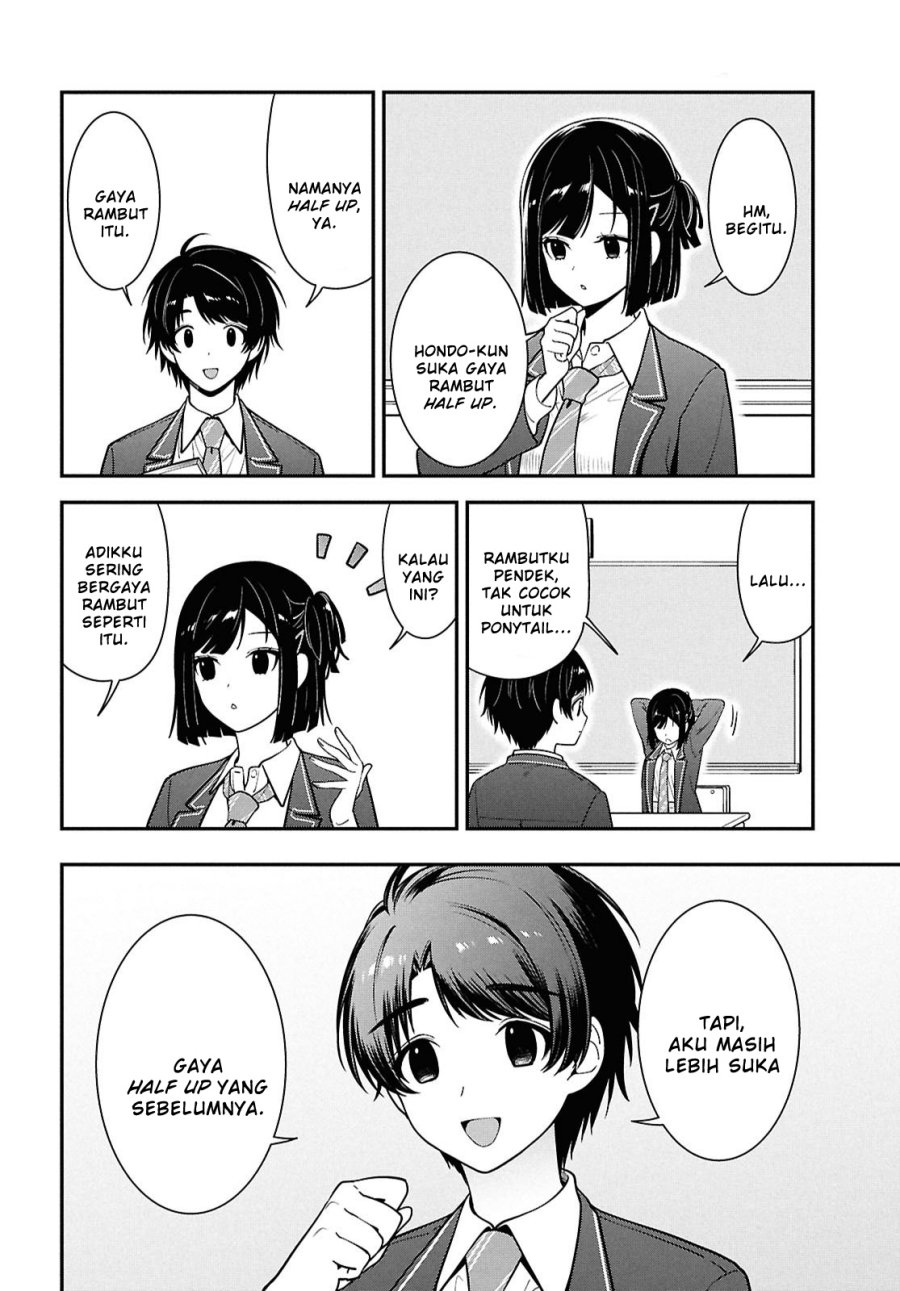 Tonari no Seki no Yankee Shimizu-san ga Kami o Kuroku Sometekita Chap 11 - Next Chap 12