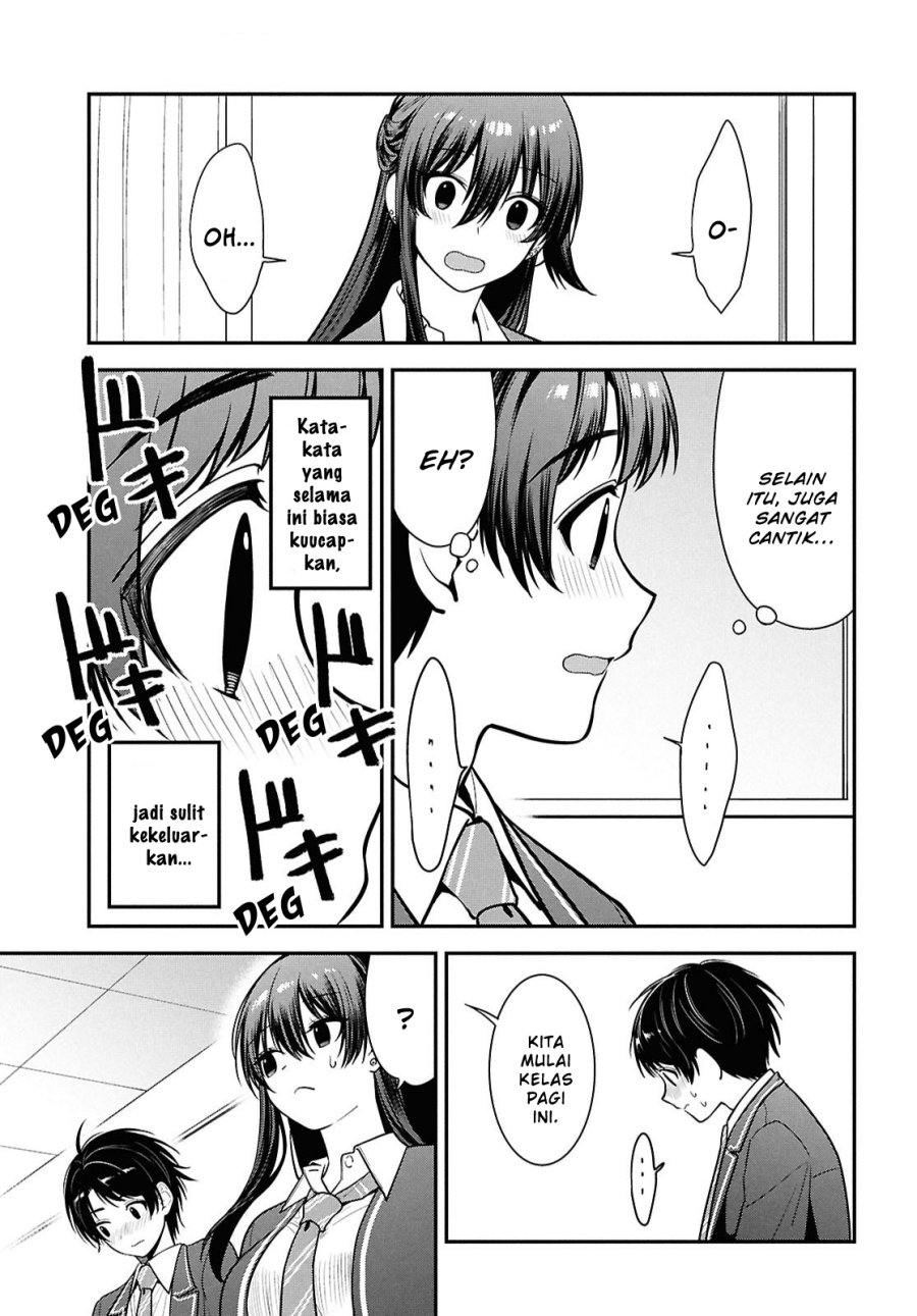 Tonari no Seki no Yankee Shimizu-san ga Kami o Kuroku Sometekita Chap 11 - Next Chap 12